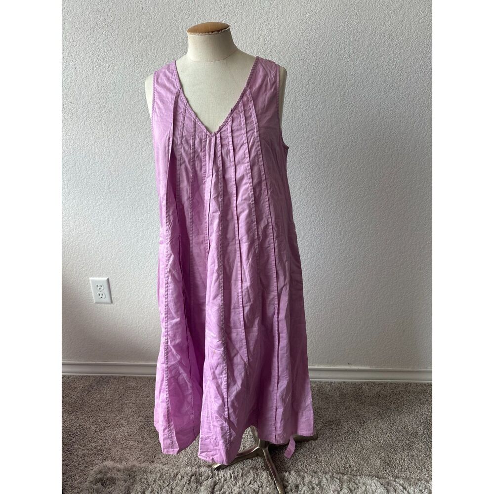 GAP Lilac Cotton Swing Dress NWT